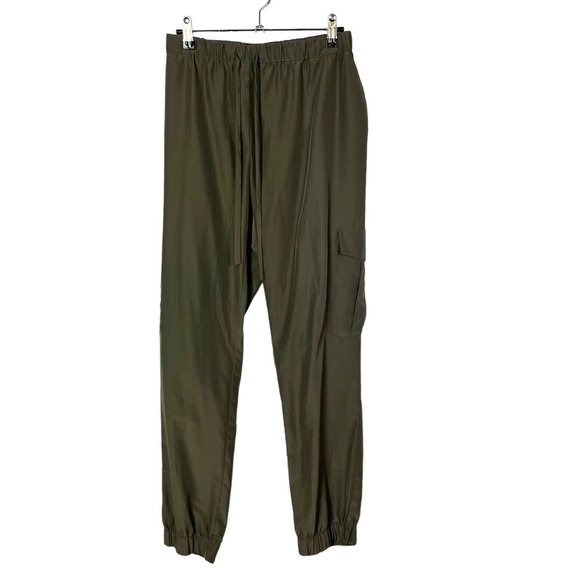 Halogen Olive Green Tapered Leg Cargo Joggers XL - Picture 1 of 3